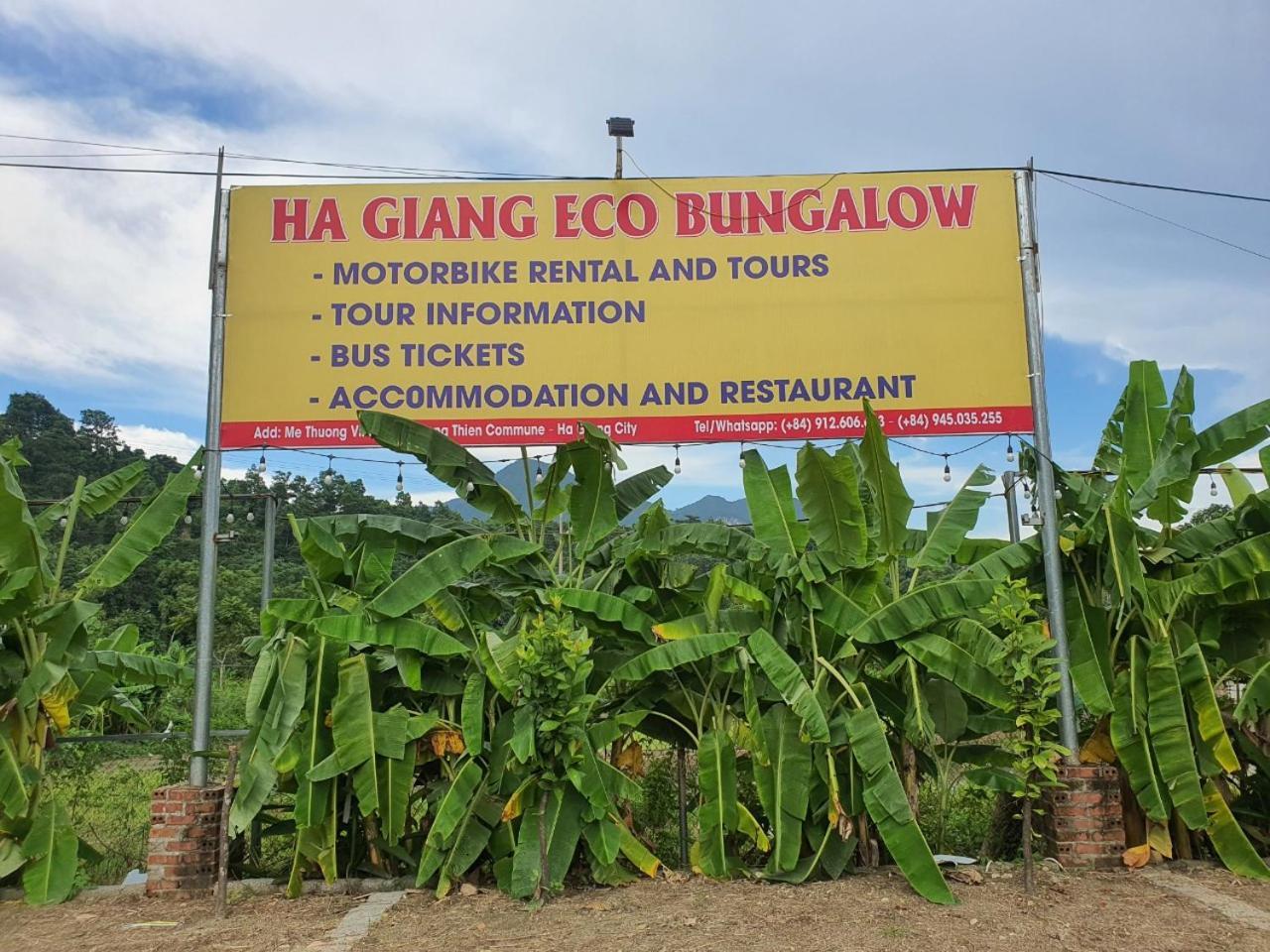 Ha Giang Eco Bungalow Eksteriør billede